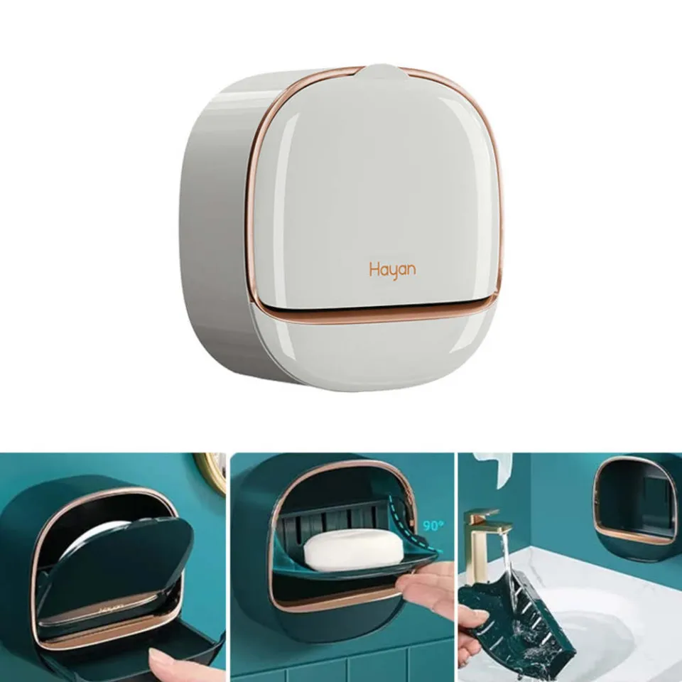 Laundry soap box Waterproof soap dish