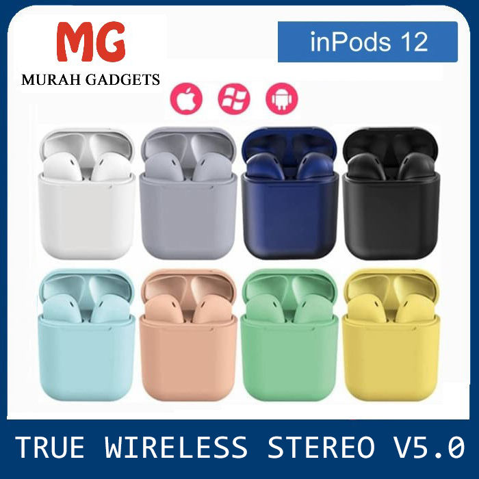 Macaron%20inPods%2012%20Bluetooth%20Earphone%205.0%20Wireless%20Headphones%20inPods%2012%20Sports%20Headset%20with%20mic%20-%20Image%202