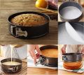 3pcs Non Stick  Cake Mold Pan Round Cake Pan With Removable Bottom. 