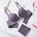 Summer Light and Small Chest Gathered Girl Comfort Simple Bra. 