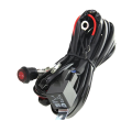300W LED Light Bar Wire Harness 12V 40A Light Bar Wire Harness Waterproof On/Off Switch Round Switch. 