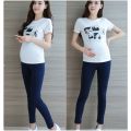 Nursing Pregnancy Women Pants Cotton Adjust High Waist Maternity Womens Trousers Belly Oversized Maternity Pants 45-150KG E0137A. 