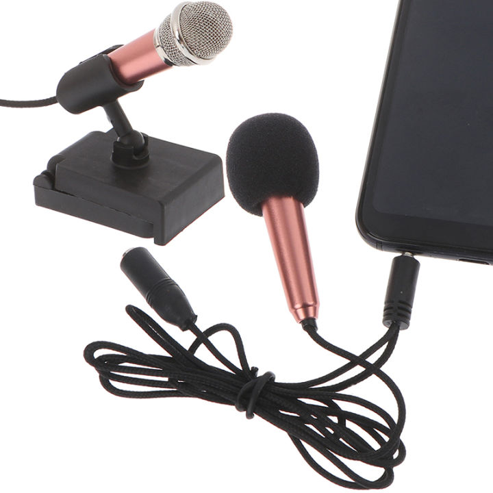 Portable%203.5mm%20Stereo%20Studio%20Mic%20KTV%20Karaoke%20Mini%20Microphone%20For%20Cell%20Phone%20PC%20Fullhouse%20-%20Image%204