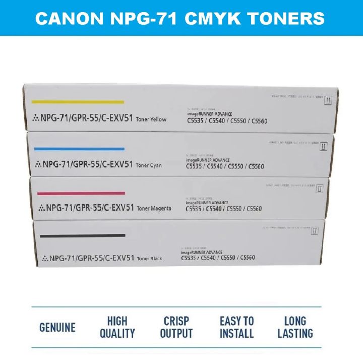 Canon%20NPG-71%20Original%20Toner%20Cartridge%20-%20(1%20Set%20=%20CMYK%2004%20Colors)%20-%20Image%202