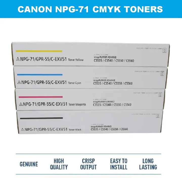 Canon%20NPG-71%20Original%20Toner%20Cartridge%20-%20(1%20Set%20=%20CMYK%2004%20Colors)%20-%20Image%202