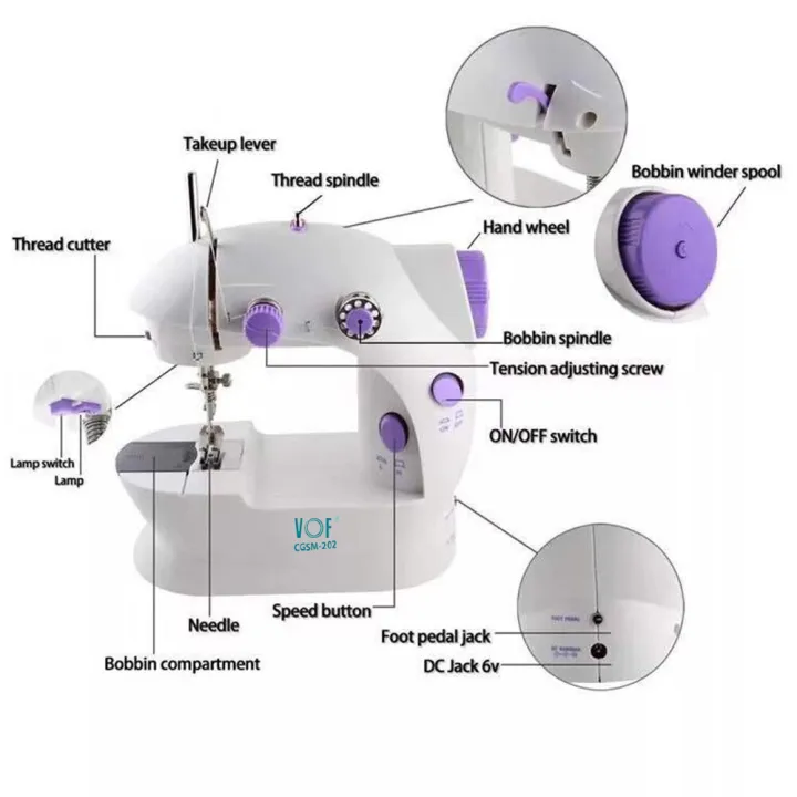 VOF%20CGSM202%20ABS%20Material%20Chinagoltd%20Mini%20Sewing%20Machine%20Portable%20Mini%20Desktop%20Foot%20Pedal%20Night%20Light%20Household%20Straight%20Line%20Cutter%20Automatic%20Winding%20Mending%20-%20Image%205