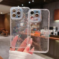Glitter Xiaohongshu Transparent Applicable iPhone15proma Phone Case Apple 12 Epoxy 14Pro Goddess 13/7. 