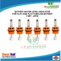 BATTERY WATTER LEVEL INDICATOR FOR FLAT AND FLAT TUBULAR BATTERY ALMOST ALL MODELS ORANGE COLOR. 