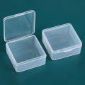 Plastic Transparent Storage Box Square Small Items Case Packing Boxes Jewelry QUANYIN. 