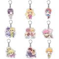 Anime Keychain JoJo Bizarre Adventure Man Key Chain for Women Accessories Cute Bag Pendant Key Ring Acrylic Cartoon Friends Gift.