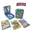 Pokemon Metal Box Card Game - TCG Trading Card Game Tin Can 41 Cards - 1 Random Metal Box. 