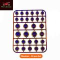 Motorcycle Nut Bolt Cap Cover Decoration For Bike Ornamental 30Pcs-Set  Red/Green/Silver/Blue/Golden - Screw Driver Set. 
