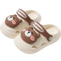 Children's slippers wholesale boys korean version wild cartoon bear hole shoes girls anti slip sandals summer baby sandals. 