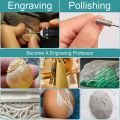 USB Rechargeable Engraver Etching Pen Micro- Carve Tool.
