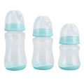 Feeding Bottle Set, PP Silicone Soft Baby Bottle Set 3Pcs Safe for Newborn. 