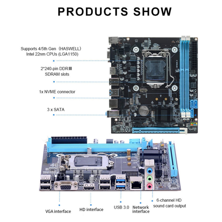 1%20Piece%20H81%20Computer%20Motherboard%20DDR3%2016G%20LGA1150%20PC%20Main%20Board%20Black%20VGA+-Compatible+RJ45%20Port%20Support%20SATA%203.0%202.0%20I3%20I5%20I7%20-%20Image%206