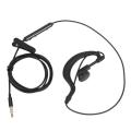 2X 3.5mm Single In-Ear Only Mono Earphone Earbud Headphone w/ Mic for Phone for Samsung.