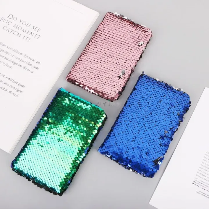 Creative%20Sequins%20Notebook%20Notepad%20Glitter%20Diary%20Memos%20Stationery%20Office%20Supplies%20Stationery%2078%20Sheets%20Newest%20L29k%20-%20Image%208
