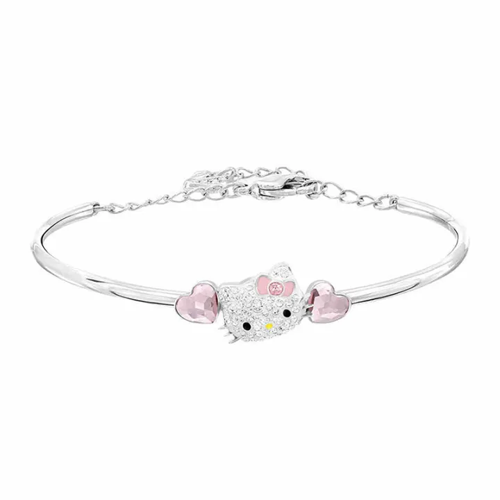 Sanrio%20Hello%20Kitty%20Bracelet%20Cute%20Cartoon%20Cat%20Rhinestone%20Heart%20Zircon%20Metal%20Brace%20WANNA%20-%20Image%204