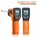 -50~600°C Digital Infrared Thermometer Laser Temperature Meter Non-contact Pyrometer Imager Hygrometer IR Sensor Termometro. 