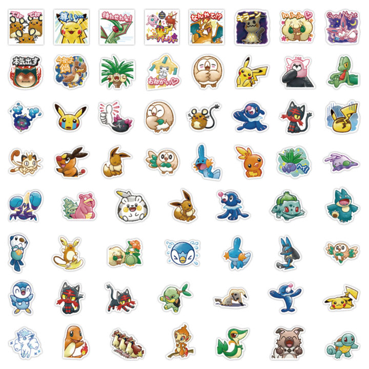 60pcs%20Pokemon%20Cartoon%20Stickers%20Cute%20Anime%20Decals%20For%20Laptop%20Water%20Bottles%20Skateboard%20Guitar%20-%20Image%206