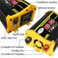 4000W Power Inverter Portable Car Inverter DC12V to AC110/220V Transformer Dual USB LED Display Auto Inverters Car Accessories. 