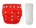 Adjustable Washable Cotton Cloth Diaper with 1pics 3Layer Pad. 