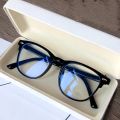 Men Women Finished Myopia Glasses Vintage Oval Frame Blue Light Blocking Eyeglasses Nearsighted Glasses Minus 0 To -6.0. 