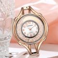 Women'S Watches Gold Diamond Quartz Bracelet Wrist Watch Big Dial Ladies Clock Stainless Steel Reloj Mujer Gift For Girlfriend.