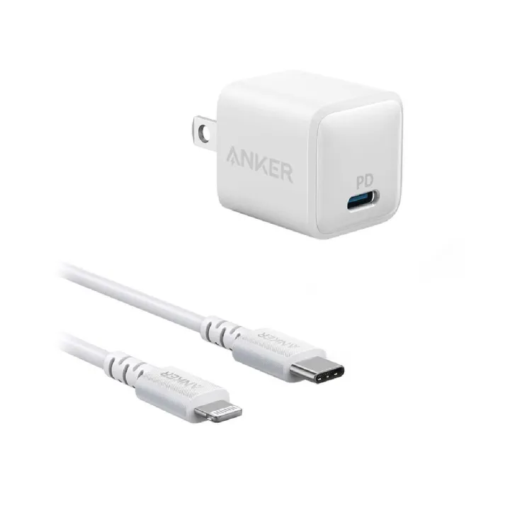 Official Anker 18W Mini Adapter with Cable