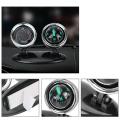 2 in 1 Compass Thermometer Guide Ball Car Ornaments Direction Dashboard Ball Automotive Accessories. 