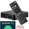 MXQ 4K 5G Android Smart TV Box -1GB RAM, Rom 8GB, Android 11.1, Android Smart TV Box, Android TV Box , 4K TV Box, YouTube Player..