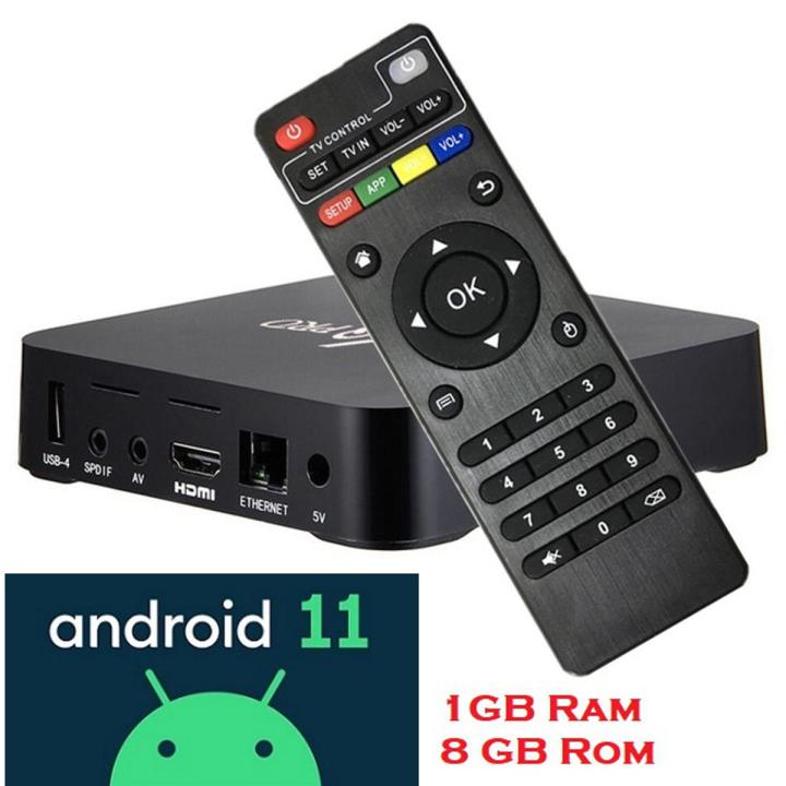 MXQ 4K 5G Android Smart TV Box -1GB RAM, Rom 8GB, Android 11.1, Android Smart TV Box, Android TV Box , 4K TV Box, YouTube Player.