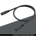 CAT6 Ethernet Cable, EtherCON-Compatible RJ45 Connectors for Entertainment Stage Studios 1 Meter.