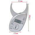 Digital Body Fat Skinfold Caliper Fold Analyzer Measurement Thickness Caliper. 