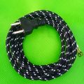 Standard Power Cord & Extension Cord AC Power Cord 3 Prong Cotton Braided for Steam Iron. 