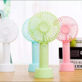 New Mini Rechargeable Usb Charging Portable Handheld 3 Gear Speed Desktop Fan - Charger Fan. 