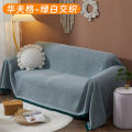 ins style sofa cover sofa blanket cover towel cotton yarn sofa cover cloth full cover sofa cushion factory.