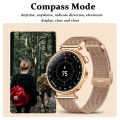 For HUAWEI GT4 Smart Watch Women 1.36 AMOLED 360*360 HD Sreen Display Always Show Time Compass Bluetooth Call Smartwatch Ladies.