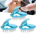 Shampoo Scalp Head Shower Massage Massager Cleaning Clean Scrub Hair Brush Comb, Random Colour. 