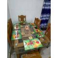 Dining 3D Table Mat 12Pcs (plate & Glass). 