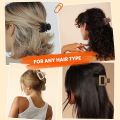 8PCS Medium Hair Claws for Women Girls Claw Clips for Thin Hair Lady Hairpins Matte Jaw Clip Headwear Women Hair Accessories.