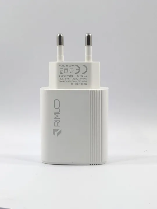 18W%20Type%20C%20Quick%20Fast%20Power%20Adapter%20With%20Type-C%20Cable%20Or%20Micro-B%20Cable%20Rimlo%20RC03%20For%20(Note%207%20Pro%20Note%208%20Pro,8%20lite%20Charger%20ETC%20-White%20-%20Image%202