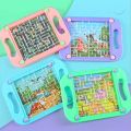 Children 3D Educational Toy Baby Balance Ball Board Puzzle Maze Game For Kid Brain Game. 