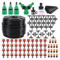 JAERBEE Garden Drip Irrigation Kit Drip Irrigation System 1/4 Inch Blank Tubing Drip Kit DIY Automatic Irrigation Equipment Set. 
