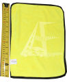 Yellow Microfiber Car Cleaning Cloth, Size: 30*35 Cm. 