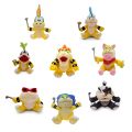 Mario Plush Toys Princess Peach Bowser Koopa JR Ludwig Roy Morton Wendy Lemmy Iggy Larry Anime Stuffed Cartoon Peluche Dolls Outlier Aeuinv.