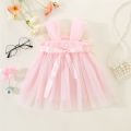 【Nice Day Toy Findings Store】(New) baby girl dress 1 year old green wedding dress newbornbaby girl clothes Korean style flower mesh tutu dress.