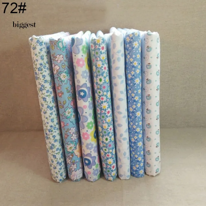 BIG%207Pcs/Set%20Quilting%20Fabric%20Floral%20Cotton%20Cloth%20DIY%20Craft%20Sewing%20Handmade%20Accessory%20-%20Image%206