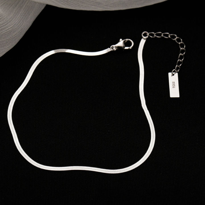 Charm%20Silver%20Stainless%20Steel%20Snake%20Chain%20Anklet%20For%20Women%20Jewelry%20Foot%20Chain%20Podazz%20-%20Image%203